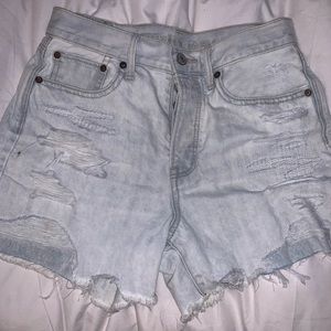 light wash American Eagle jeans shorts
